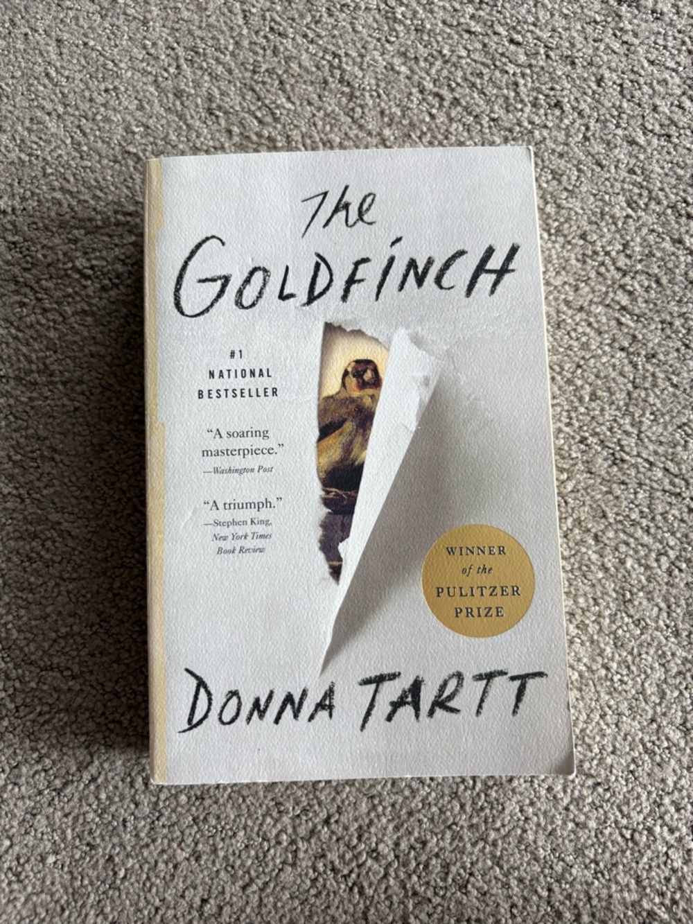 3/$20 The Goldfinch Donna Tartt (1st Paperback Edition/1st Printing) novel book